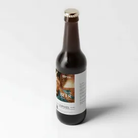 Amber Color Longneck Beer Bottle 02